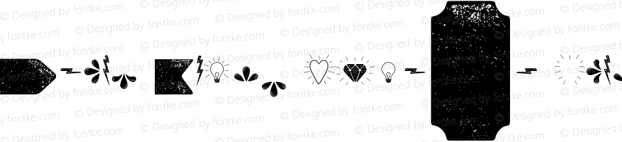 Trend Rough Extras Dingbats