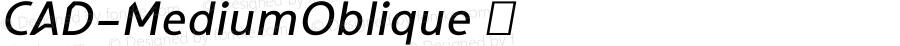 CAD-MediumOblique ☞