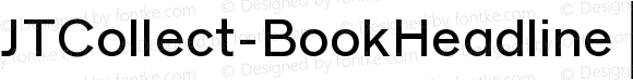 JTCollect-BookHeadline ☞