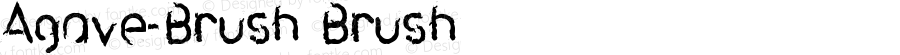 Agave-Brush Brush Version 1.001;Fontself Maker 1.0.7