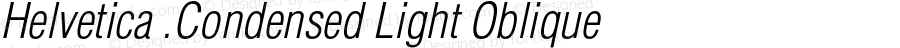 Helvetica-Condensed-LightObl