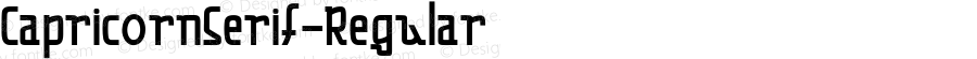 ☞Capricorn Serif Regular