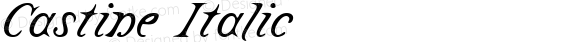 Castine Italic