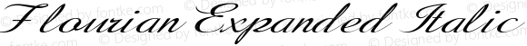 Flourian Expanded Italic