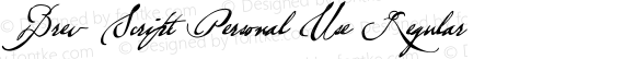 Brev Script Personal Use Regular