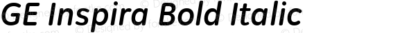GE Inspira Bold Italic