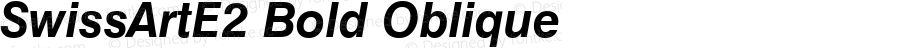 SwissArtE2 Bold Oblique