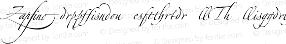 Zapfino Extra LT Ligatures