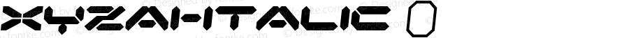 Xyzai-Italic ☞