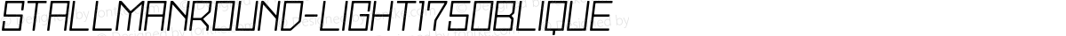 StallmanRound-Light175Oblique ☞