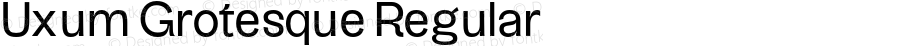 UxumGrotesque-Regular