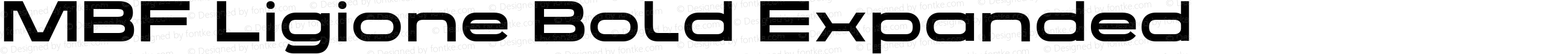 MBF Ligione Bold Expanded