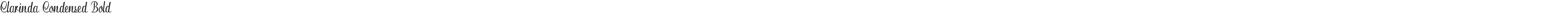 Clarinda Condensed Bold