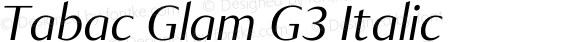 Tabac Glam G3 Italic