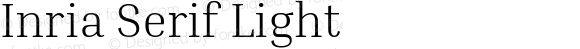 Inria Serif Light