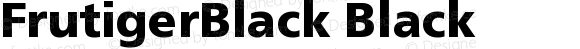 FrutigerBlack Black Altsys Fontographer 4.0 28/01/2003