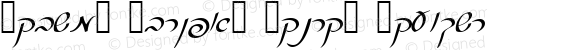 Pecan_ Script_ Hebrew Regular