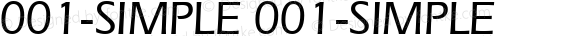 001-SIMPLE 001-SIMPLE Version 5.27 October 27, 2007, Initial Release