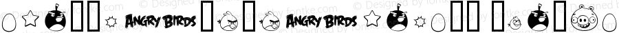 AngryBirdsDingbats Regular Version 1.00 2011