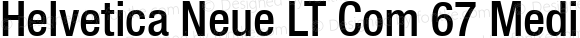 Helvetica Neue LT Com 67 Medium Condensed