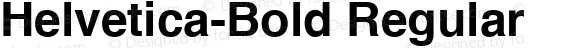 Helvetica-Bold Regular