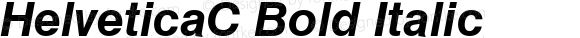 HelveticaC Bold Italic