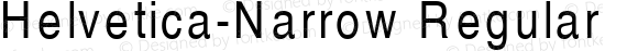 Helvetica-Narrow Regular