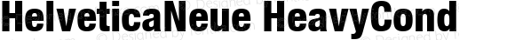 HelveticaNeue HeavyCond