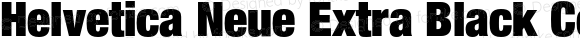 Helvetica Neue Extra Black Condensed