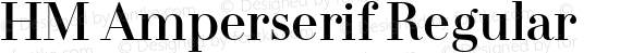 HM Amperserif Regular