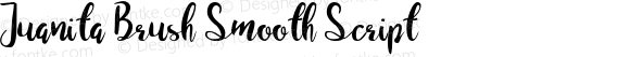 Juanita Brush Smooth Script