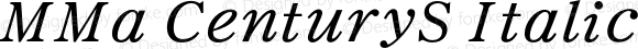 MMa CenturyS Italic