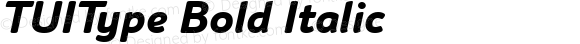 TUIType Bold Italic