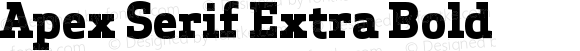 Apex Serif Extra Bold Version 5.000;PS 001.001;hotconv 1.0.38