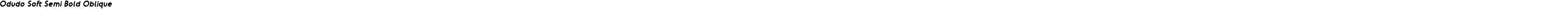 Odudo Soft Semi Bold Oblique Regular