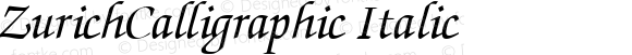 ZurichCalligraphic Italic