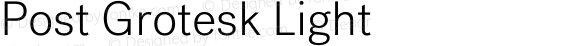 PostGrotesk-Light