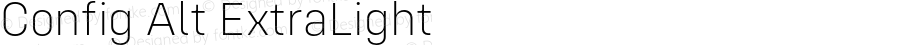 Config Alt ExtraLight