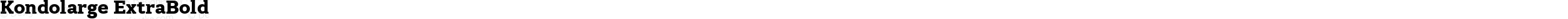 Kondolarge ExtraBold