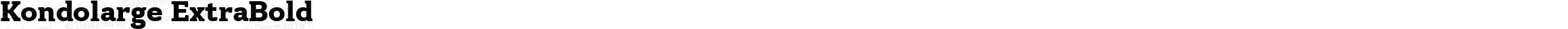 Kondolarge ExtraBold