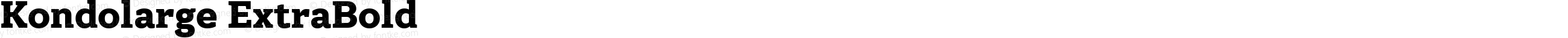Kondolarge ExtraBold