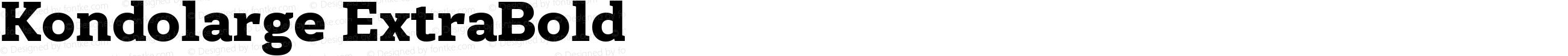 Kondolarge ExtraBold