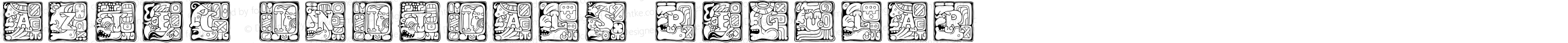 Aztec Initials Regular