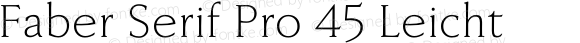 Faber Serif Pro 45 Leicht