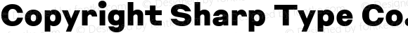 Copyright Sharp Type Co. This font is licensed for web use only.
