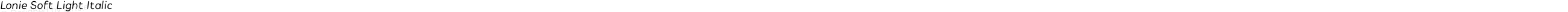 Lonie Soft Light Italic