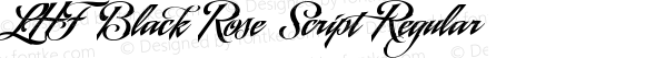 LHF Black Rose Script Regular (1.6) #License#