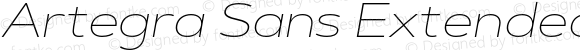 Artegra Sans Extended Thin Italic Version 1.00;com.myfonts.easy.artegra.artegra-sans.extend-thin-italic.wfkit2.version.4Kox