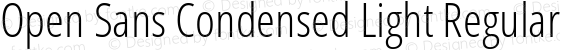 Open Sans Condensed Light