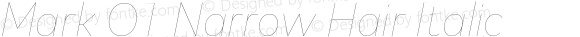 Mark OT Narrow Hair Italic